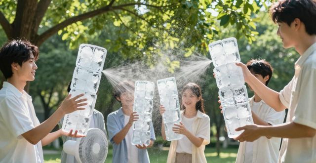 大冰块降温方法_大渡口区夏季防暑降温大冰块_大冰块户外活动使用时长